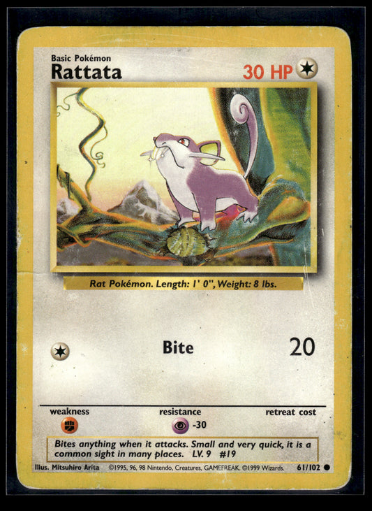 Rattata #061/102 Base Set HP