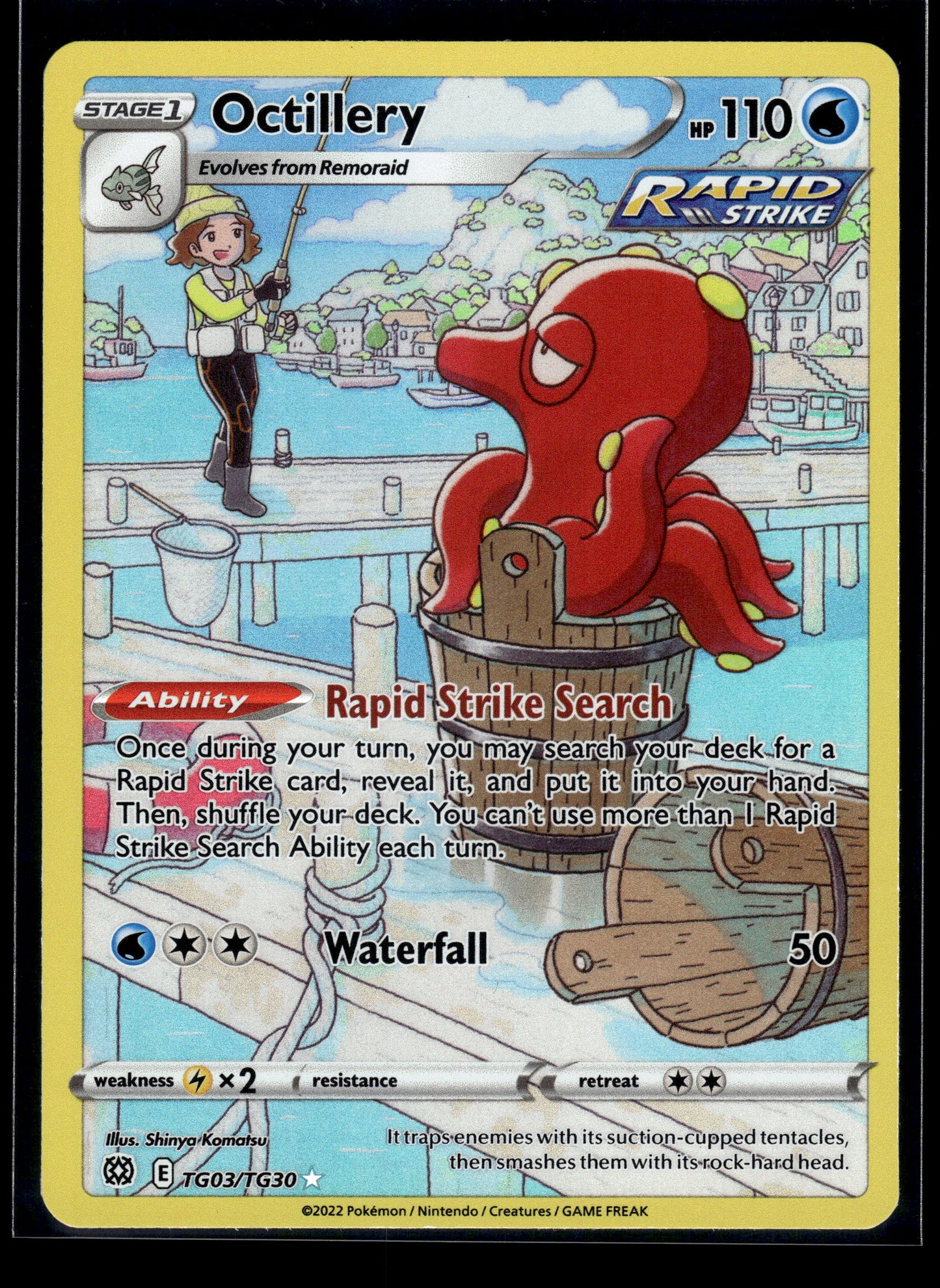 Octillery #TG03/TG30 Brilliant Stars Trainer Gallery VLP