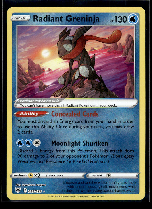 Radiant Greninja #046/189 Astral Radiance NM