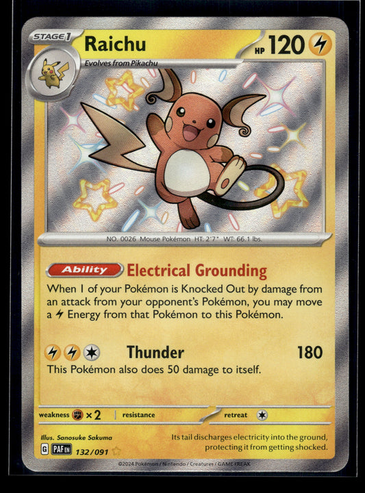 Raichu #132/091 Paldean Fates VLP