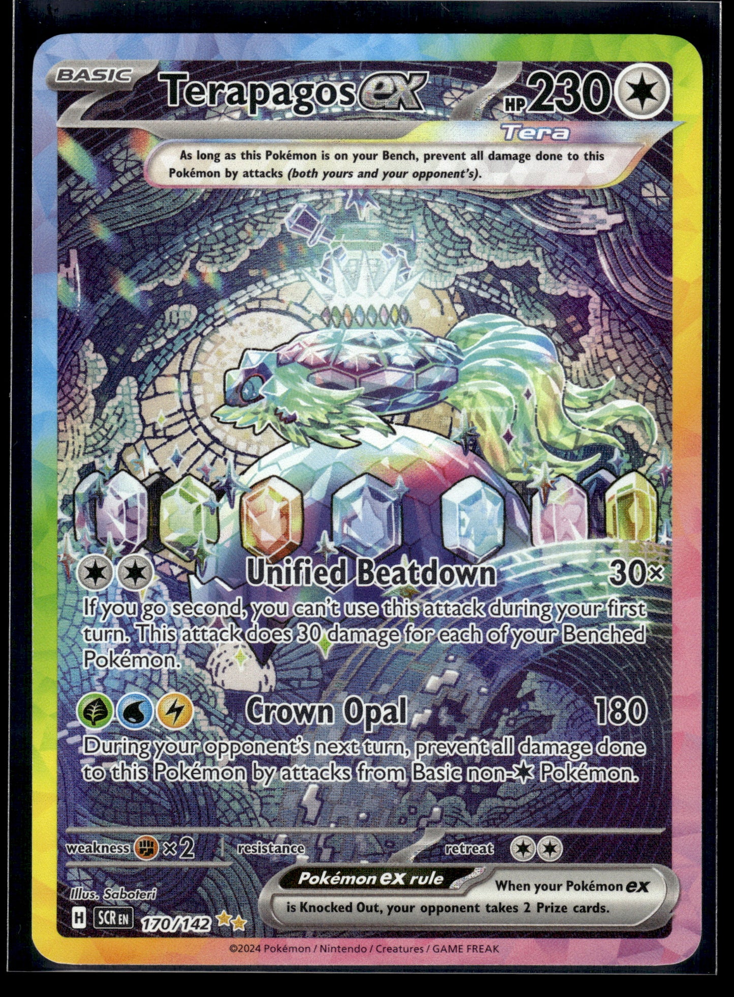 Terapagos ex #170/142 Stellar Crown VLP