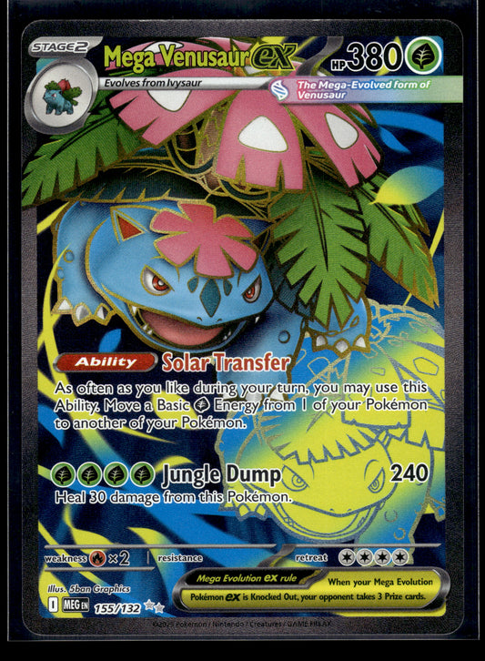 Mega Venusaur ex #155/132 Mega Evolution NM