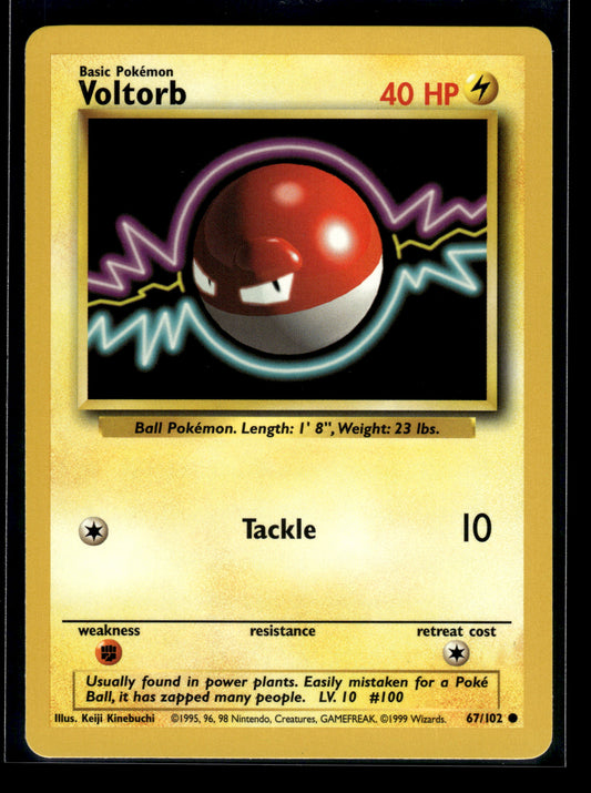 Voltorb #067/102 Base Set LP