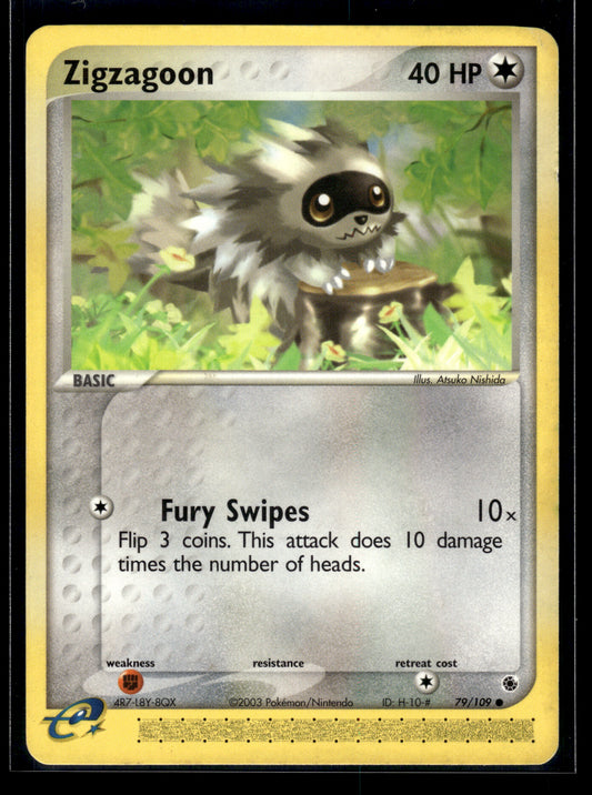 Zigzagoon #79/109 Ruby and Sapphire MP