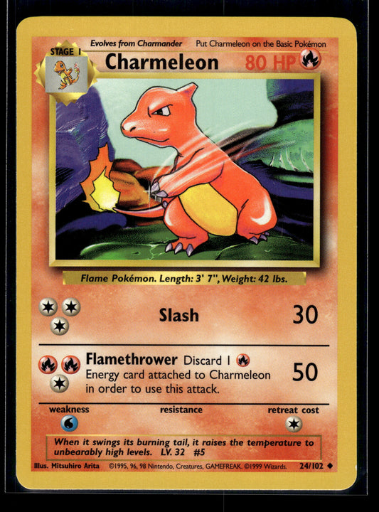 Charmeleon #024/102 Base Set LP