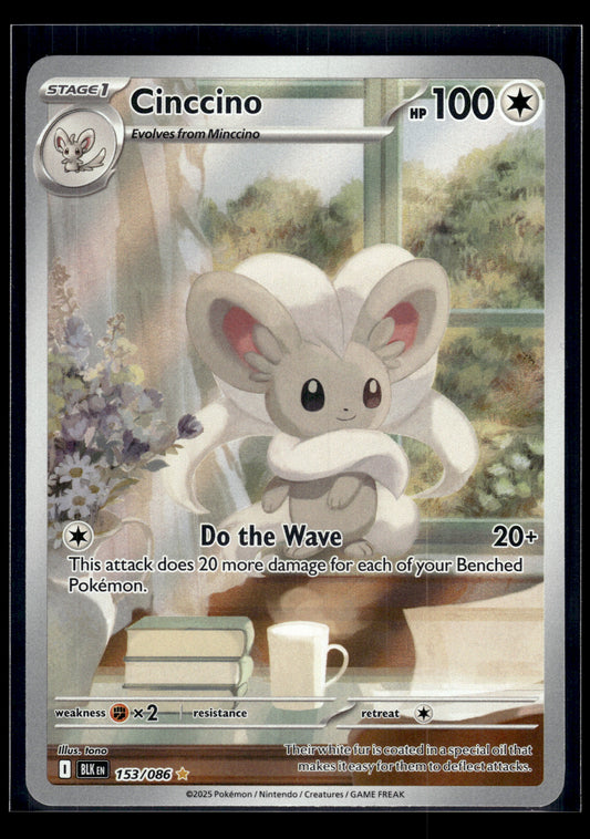 Cinccino #153/086 Black Bolt LP