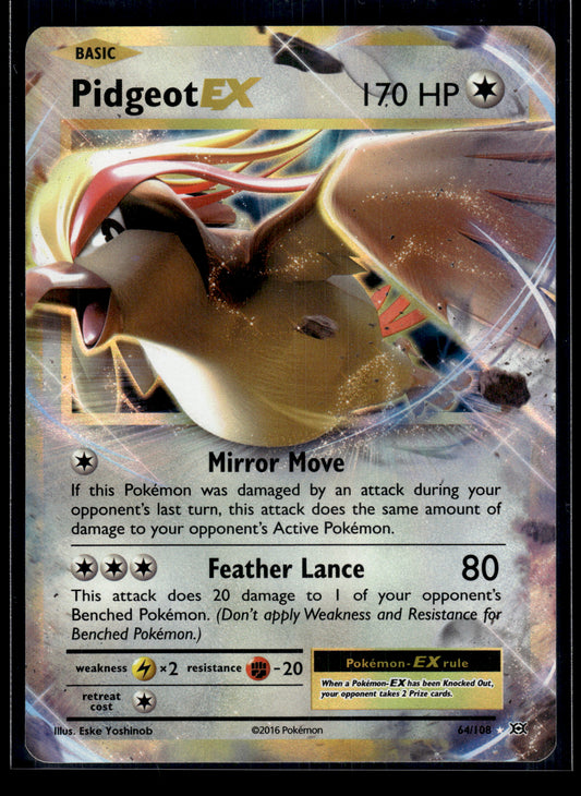 Pidgeot EX #64/108 Evolutions VLP