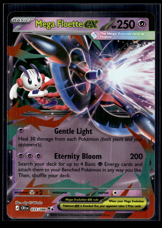 Mega Floette ex #035/086 Chaos Rising VLP