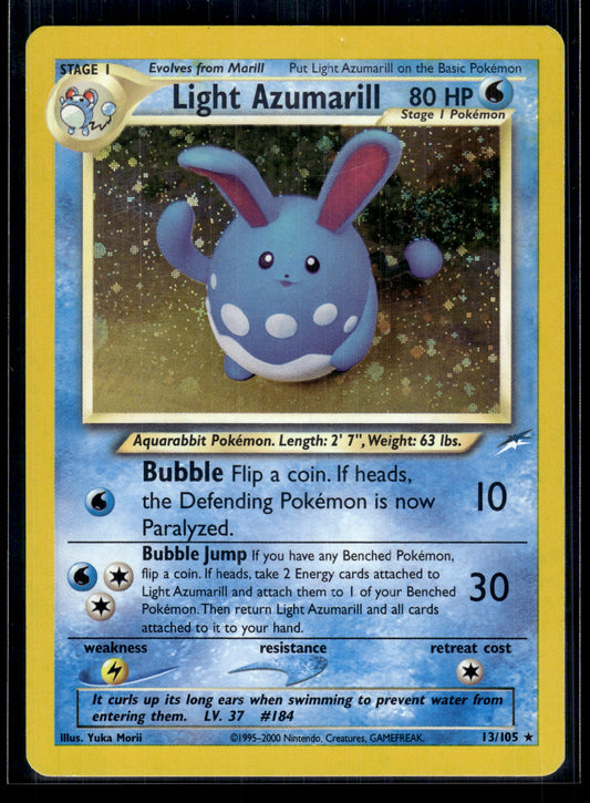 Light Azumarill #013/105 Neo Destiny LP