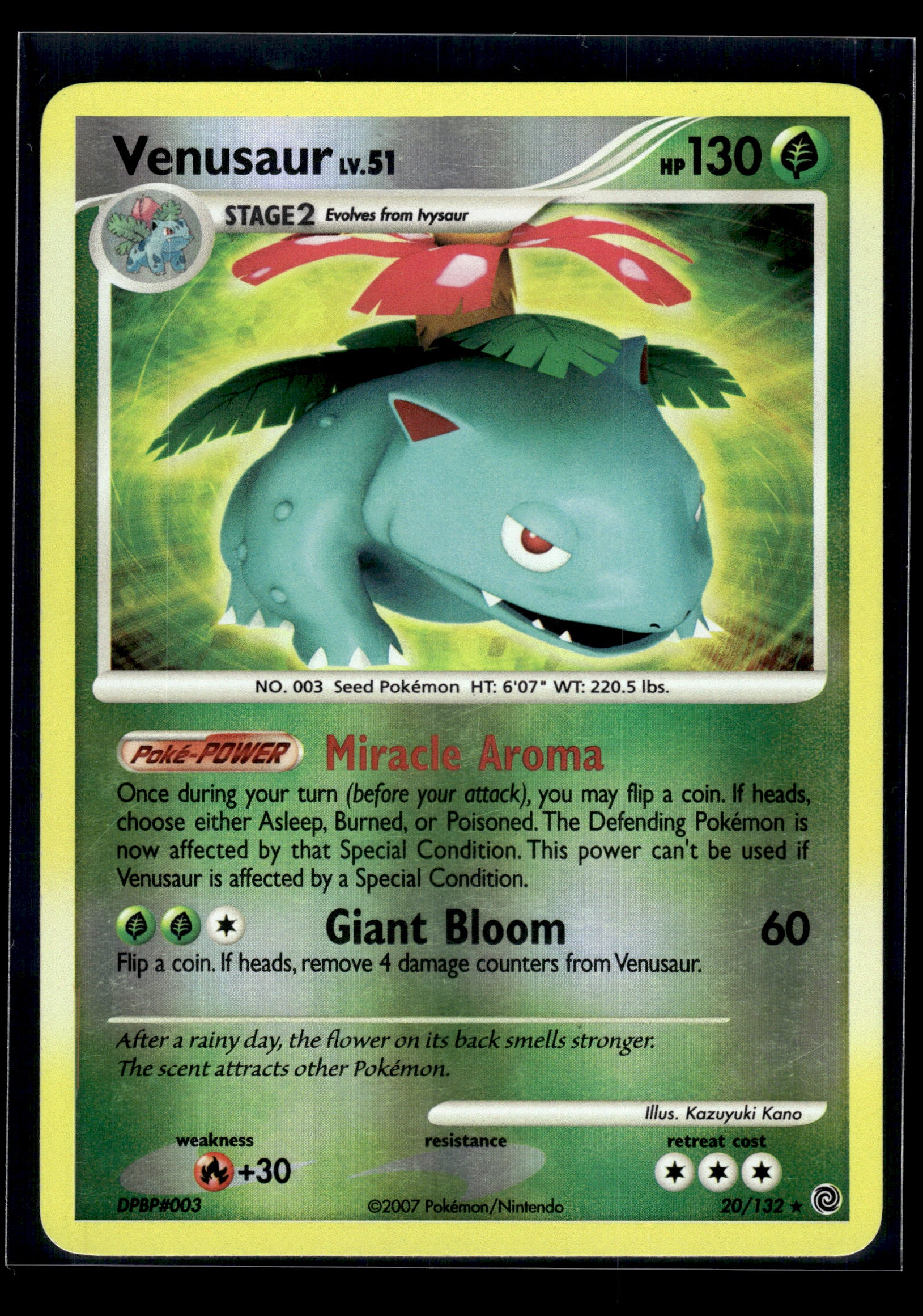 Venusaur #20/132 Reverse Holo Secret Wonders LP
