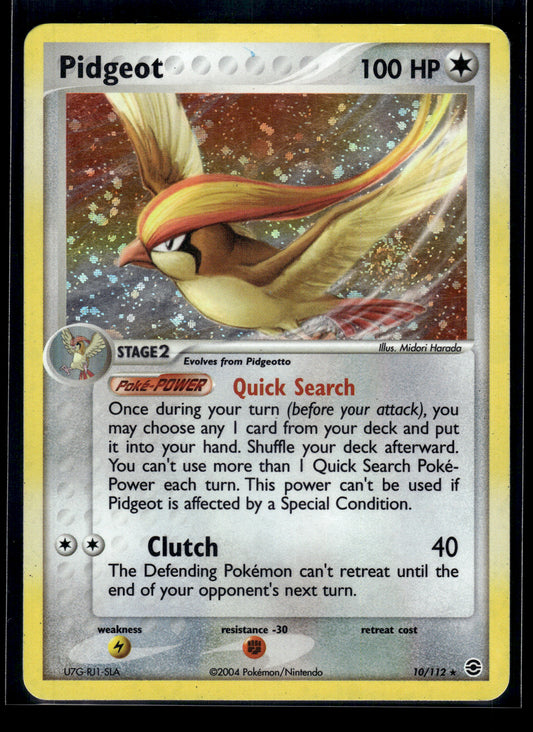 Pidgeot #10/112 FireRed & LeafGreen MP
