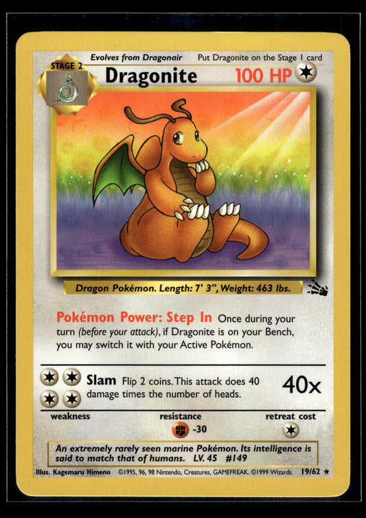 Dragonite #19/62 Fossil LP