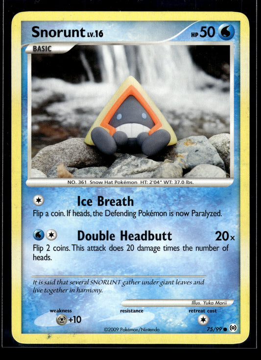Snorunt #75/99 Arceus LP