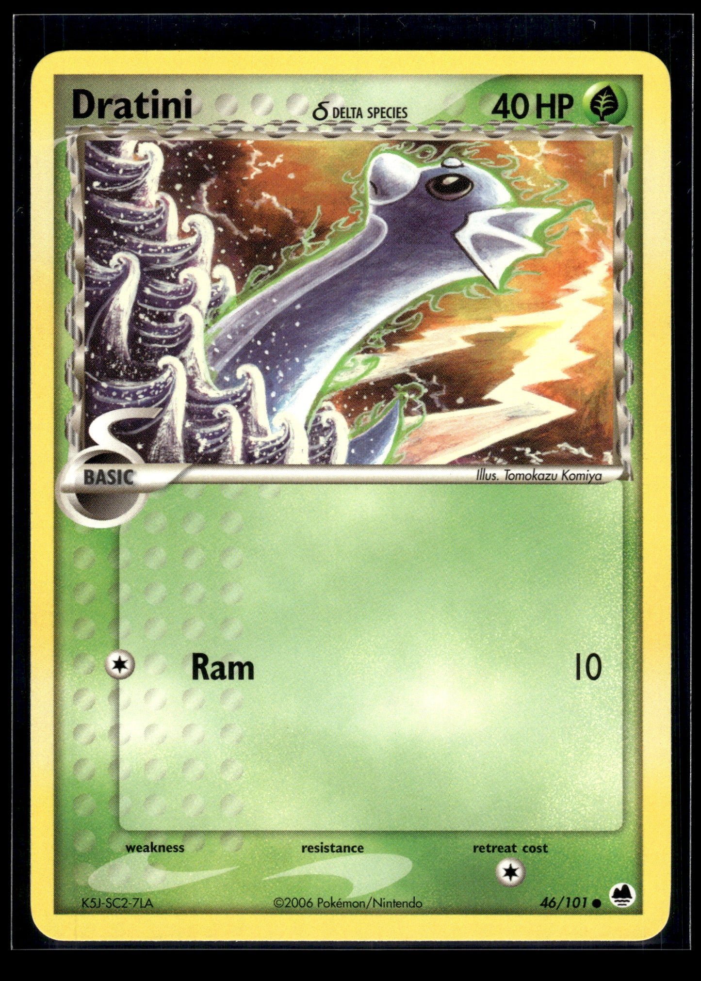 Dratini (Delta Species) #46/101 Dragon Frontiers LP