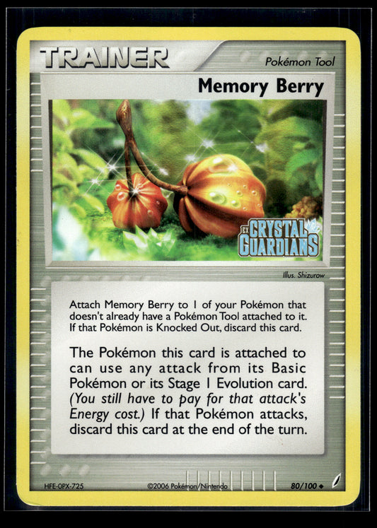Memory Berry #80/100 Reverse Holo Crystal Guardians LP