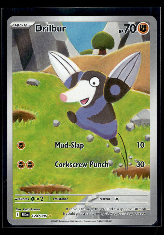 Drilbur #124/086 Black Bolt VLP