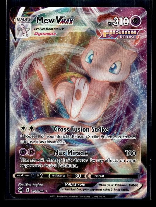 Mew VMAX #114/264 Fusion Strike VLP