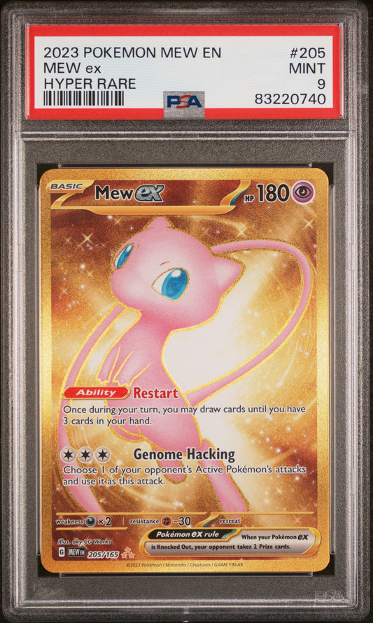PSA 9 Mew Ex #205 Mew En-151