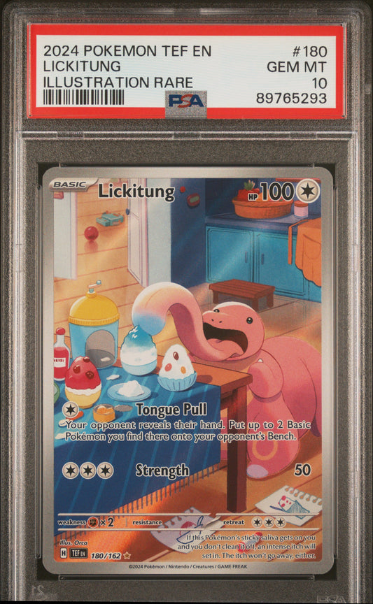 PSA 10 Lickitung #180 Temporal Forces