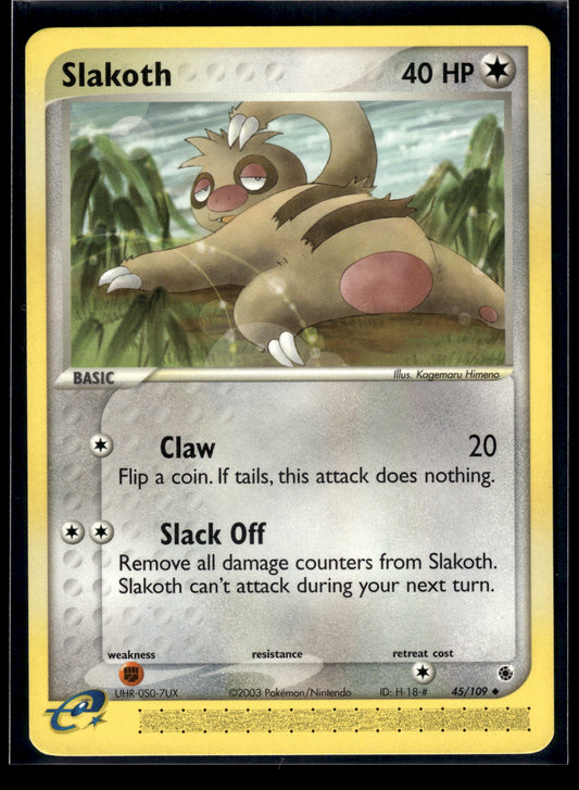 Slakoth #45/109 Ruby and Sapphire LP