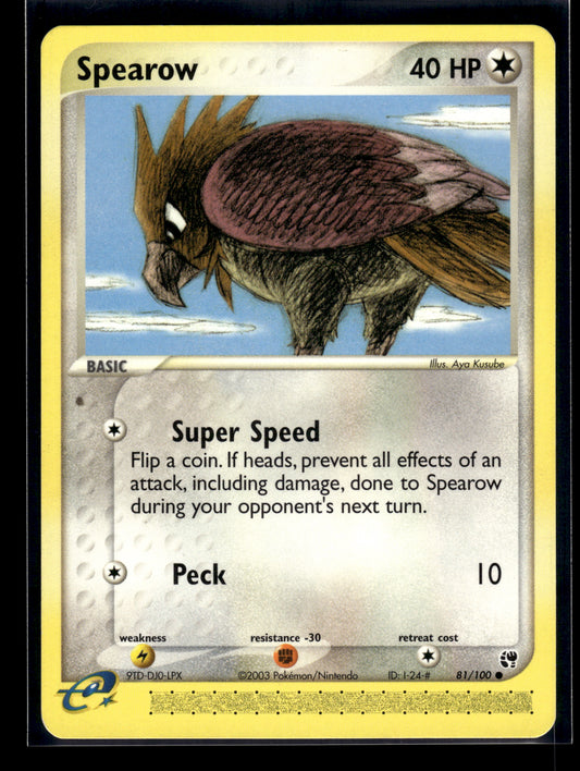 Spearow #81/100 Sandstorm LP