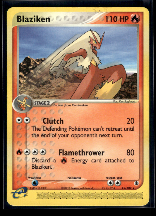 Blaziken #15/109 Ruby and Sapphire LP