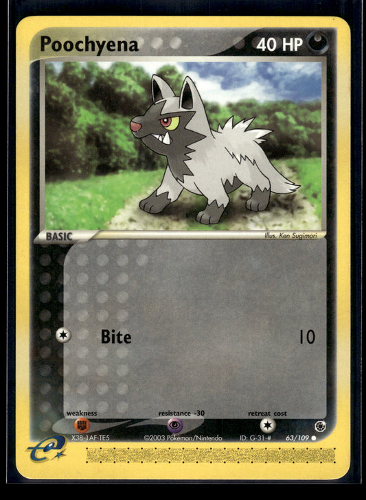 Poochyena #63/109 Ruby and Sapphire LP