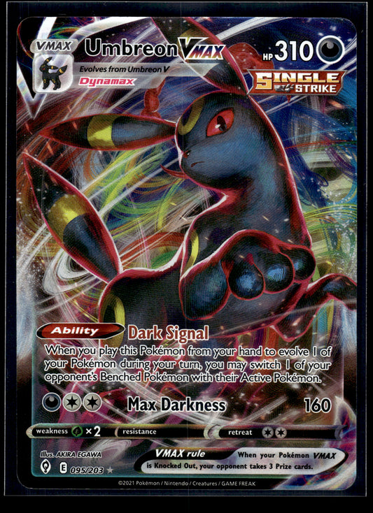 Umbreon VMAX #095/203 Evolving Skies VLP