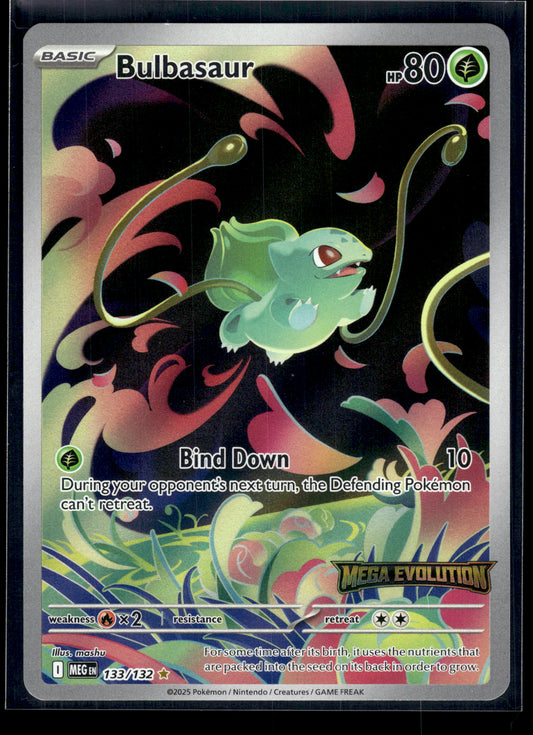 Bulbasaur #133/132 STAMPED Mega Evolution LP