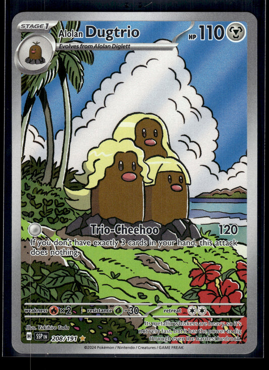 Alolan Dugtrio #208/191 Surging Sparks LP