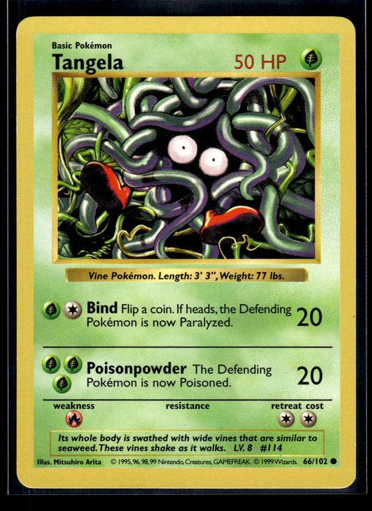 Tangela #066/102 Base Set (Shadowless) LP