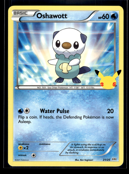 Oshawott #021/025 McDonald's 25th Anniversary Promos VLP