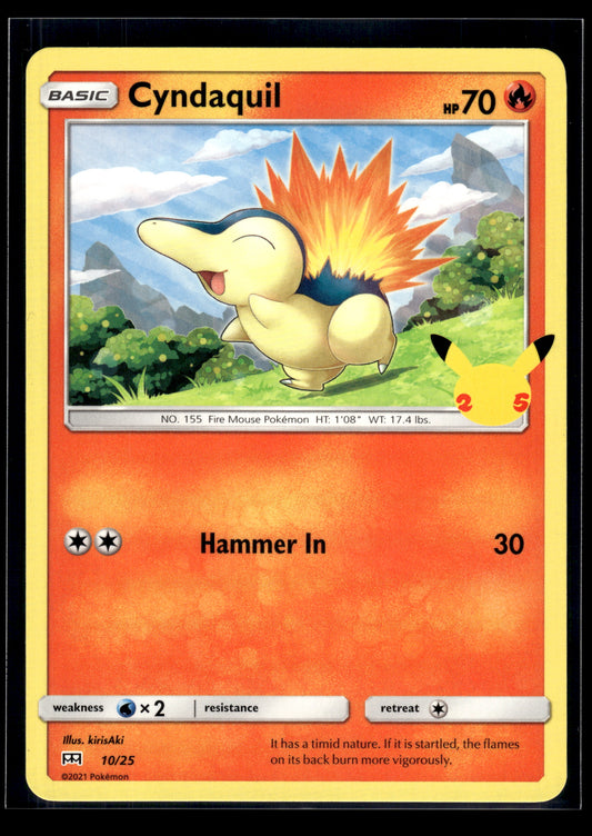 Cyndaquil #010/025 McDonald's 25th Anniversary Promos VLP