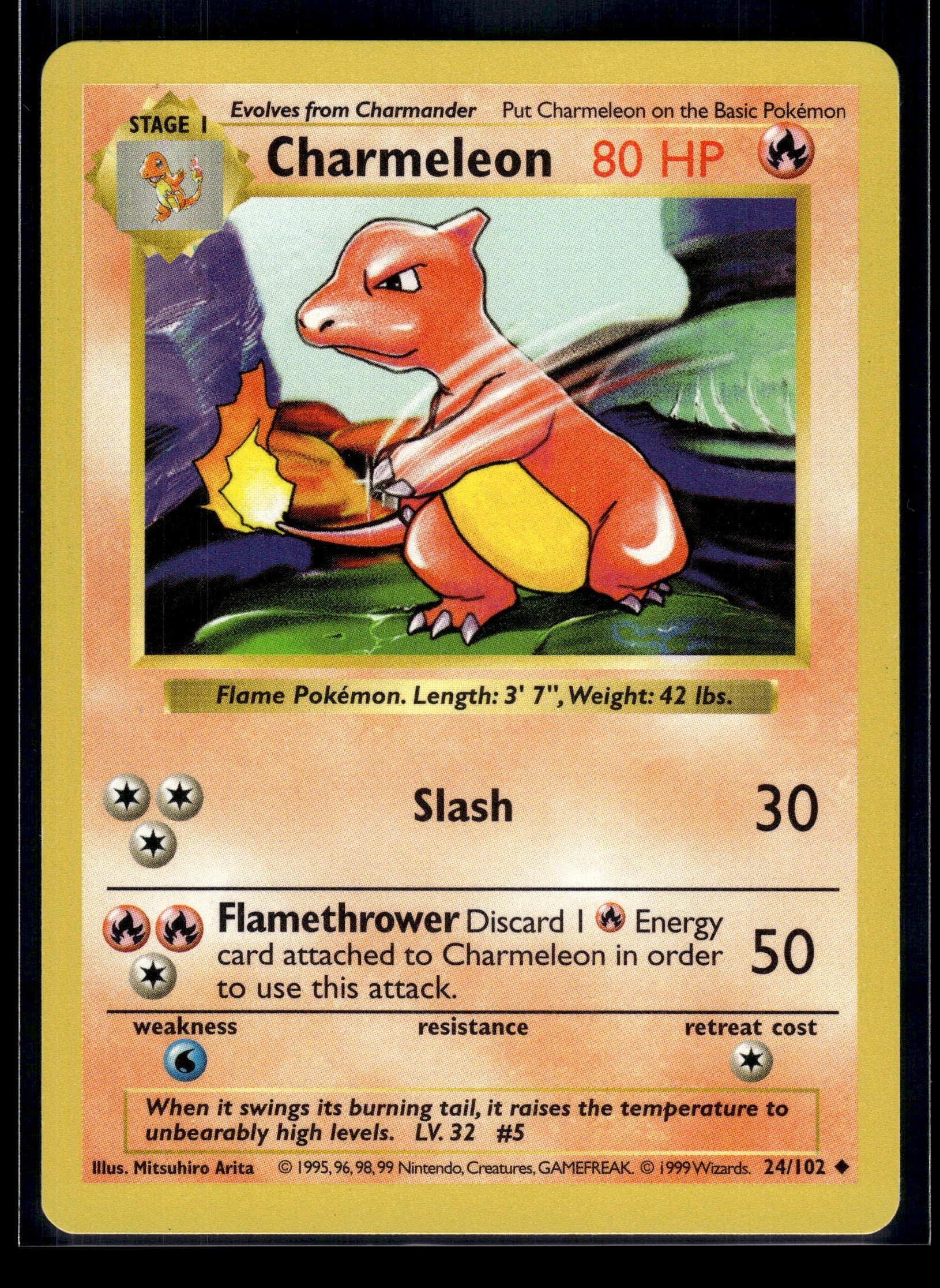 Charmeleon #024/102 Base Set (Shadowless) LP