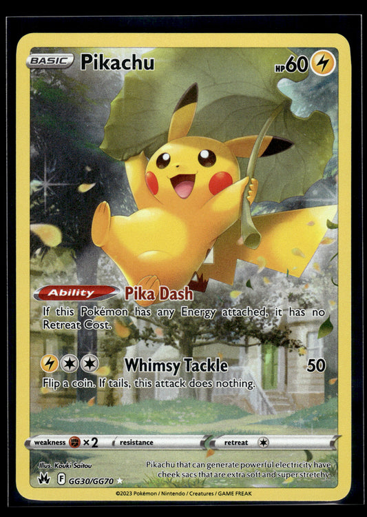 Pikachu #GG30/GG70 Crown Zenith: Galarian Gallery LP
