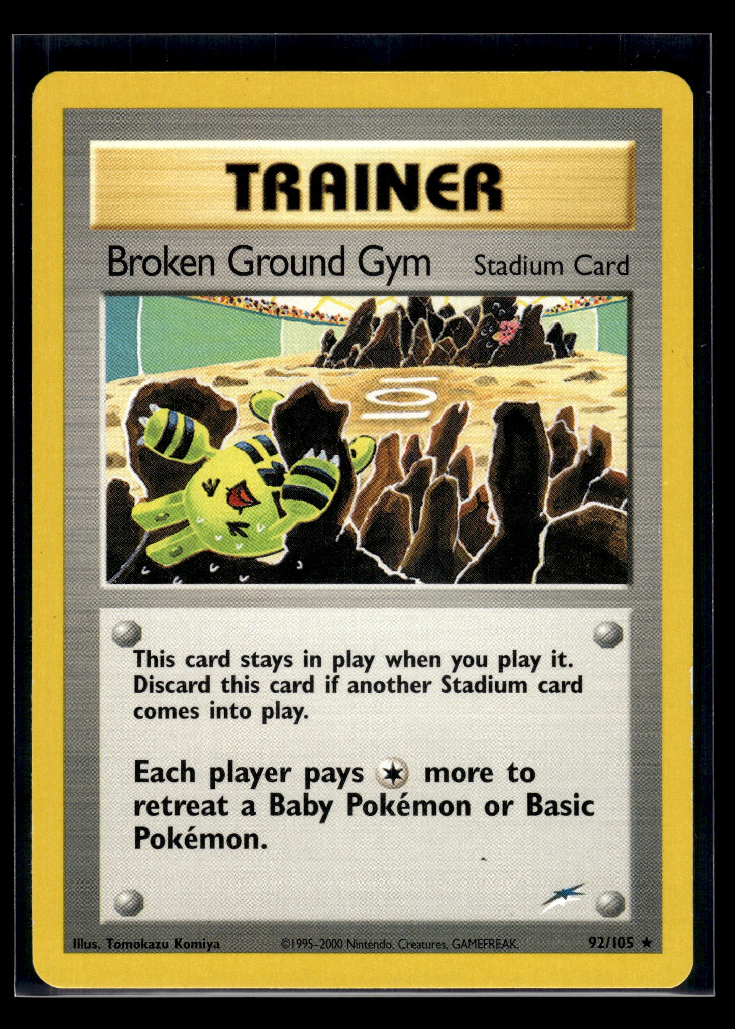 Broken Ground Gym #092/105 Neo Destiny LP