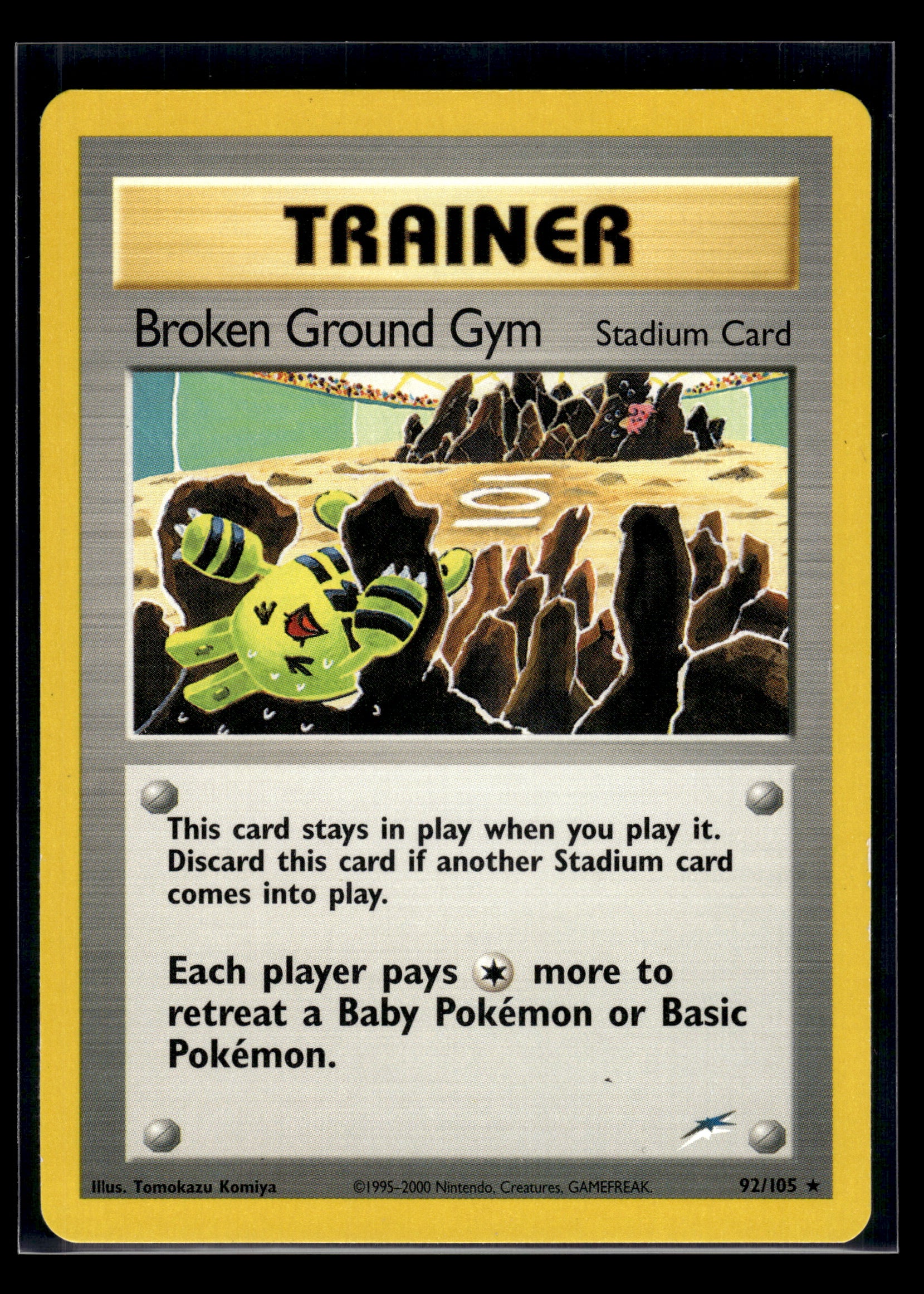 Broken Ground Gym #092/105 Neo Destiny LP