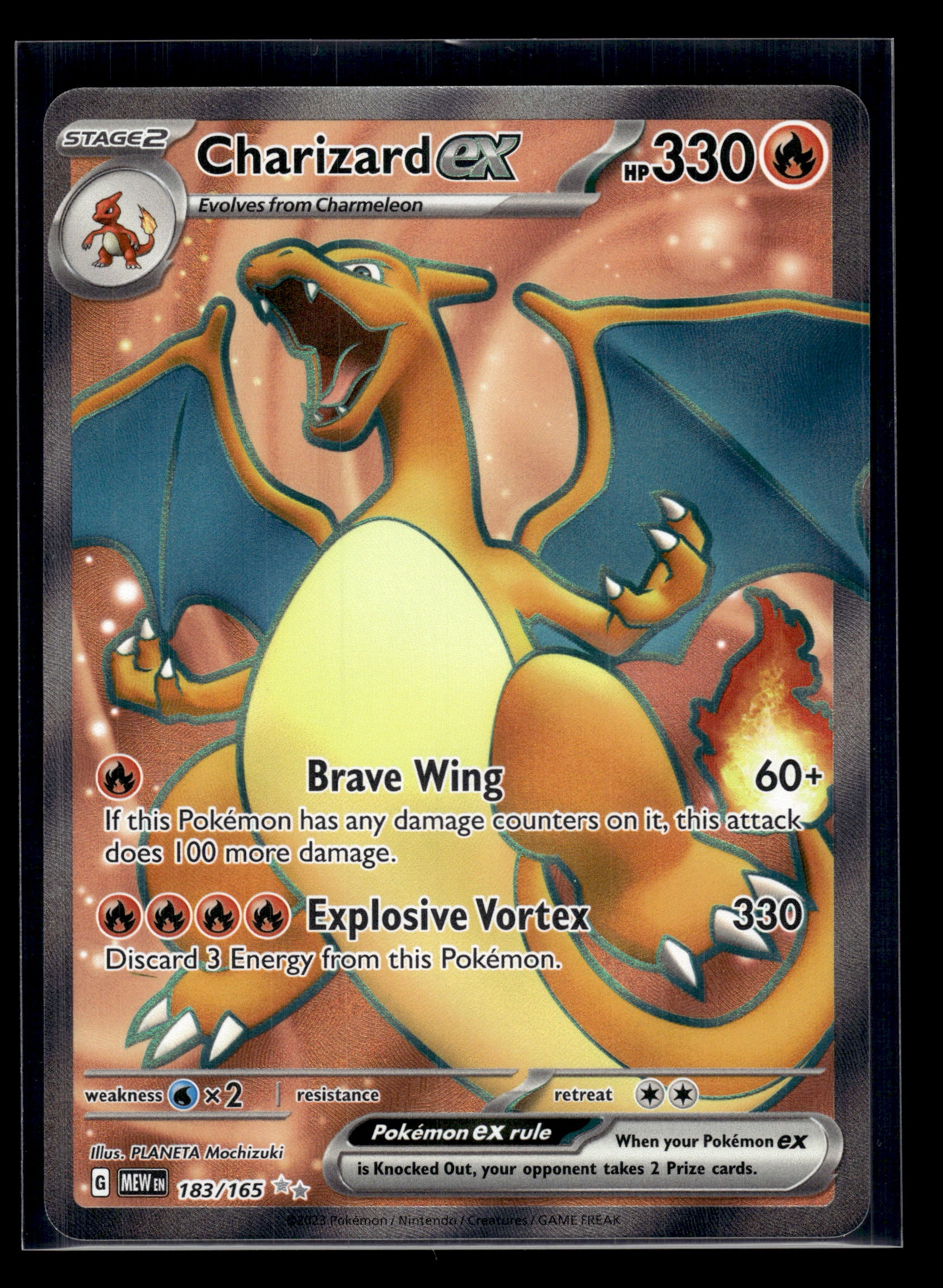 Charizard ex #183/165 Scarlet & Violet 151 VLP