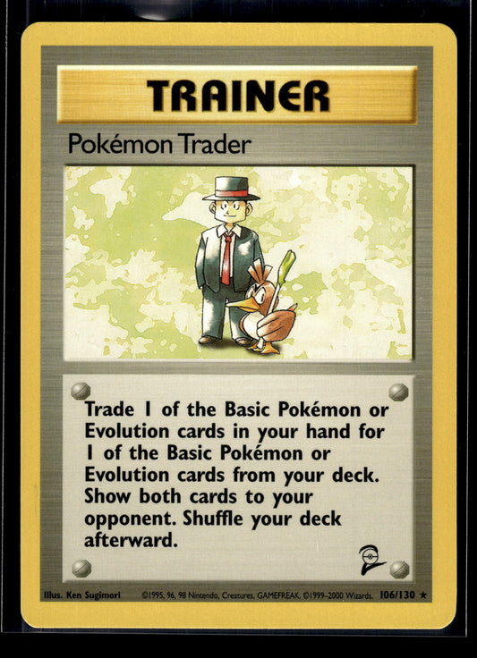 Pokemon Trader #106/130 Base Set 2 LP