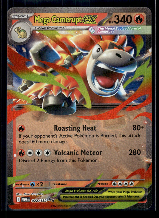 Mega Camerupt ex #022/132 Mega Evolution VLP
