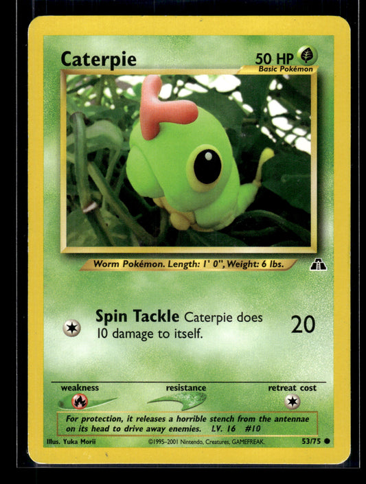 Caterpie #53/75 Neo Discovery MP
