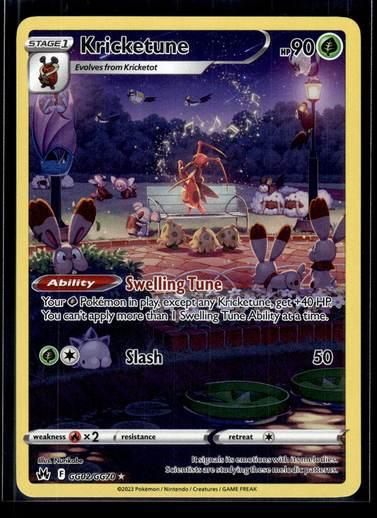 Kricketune #GG02/GG70 Crown Zenith: Galarian Gallery LP