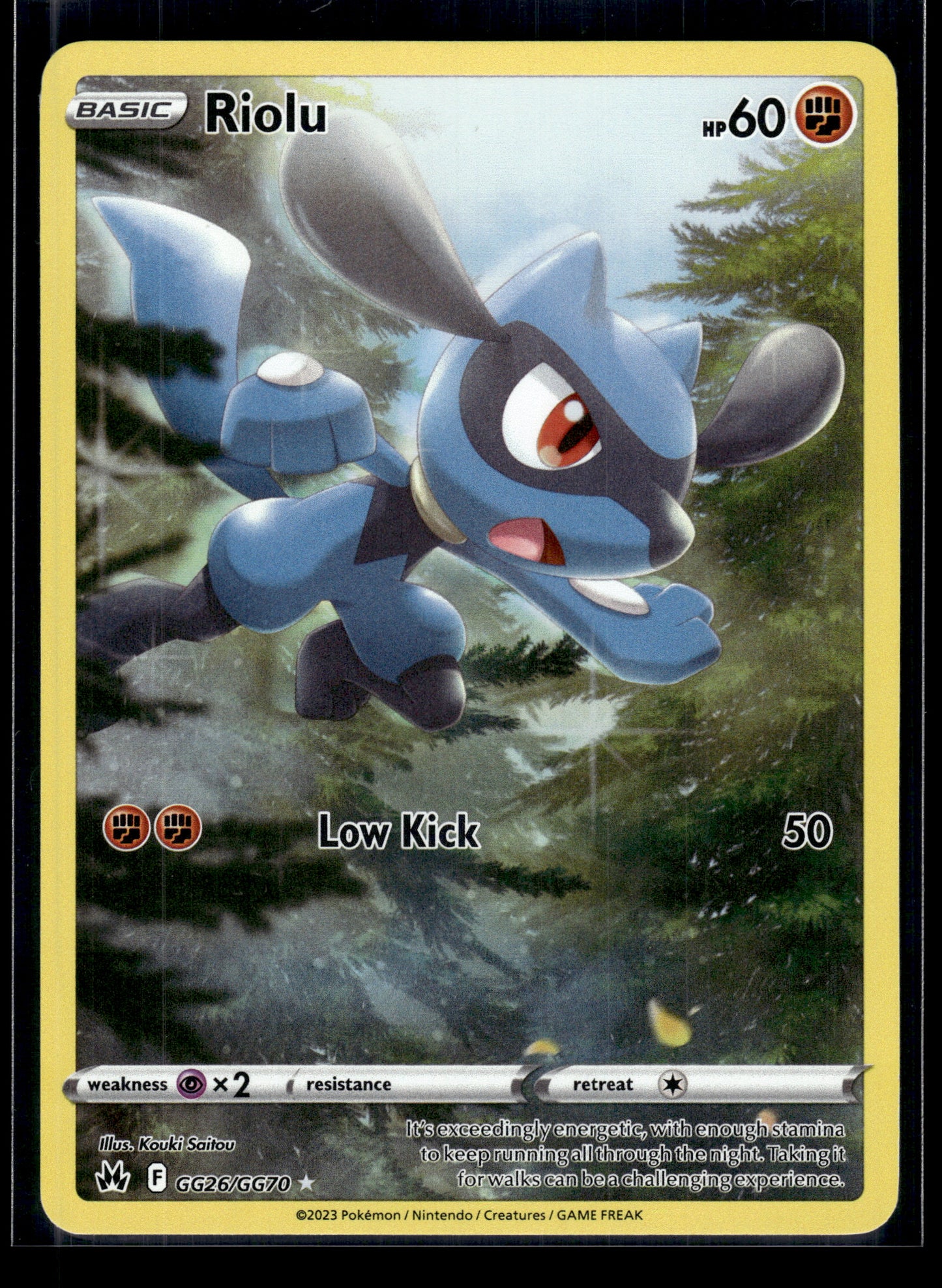 Riolu #GG26/GG70 Crown Zenith: Galarian Gallery LP