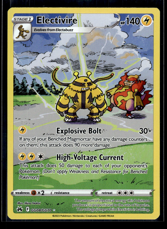 Electivire #GG08/GG70 Crown Zenith: Galarian Gallery VLP