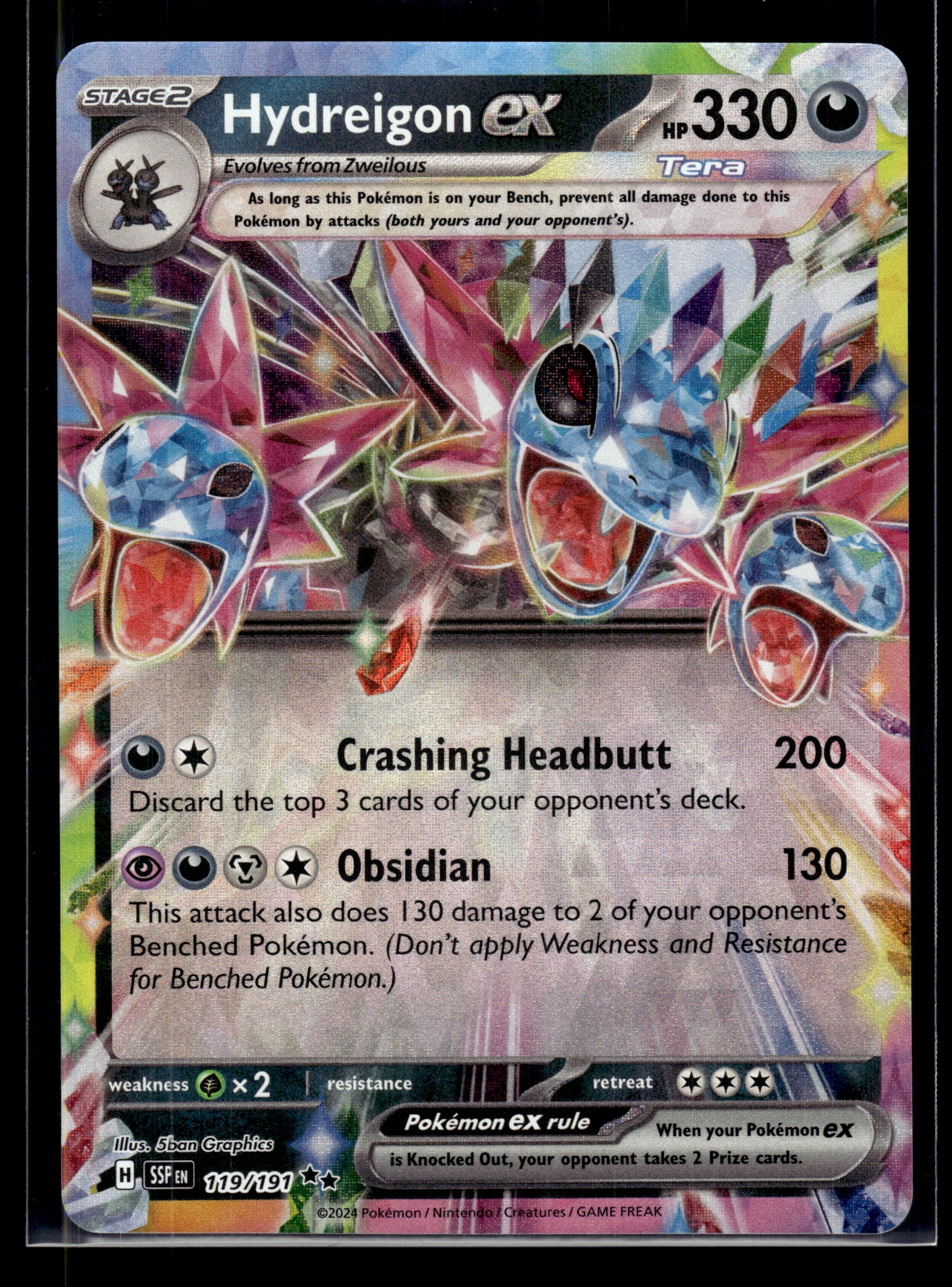 Hydreigon ex #119/191 Surging Sparks VLP