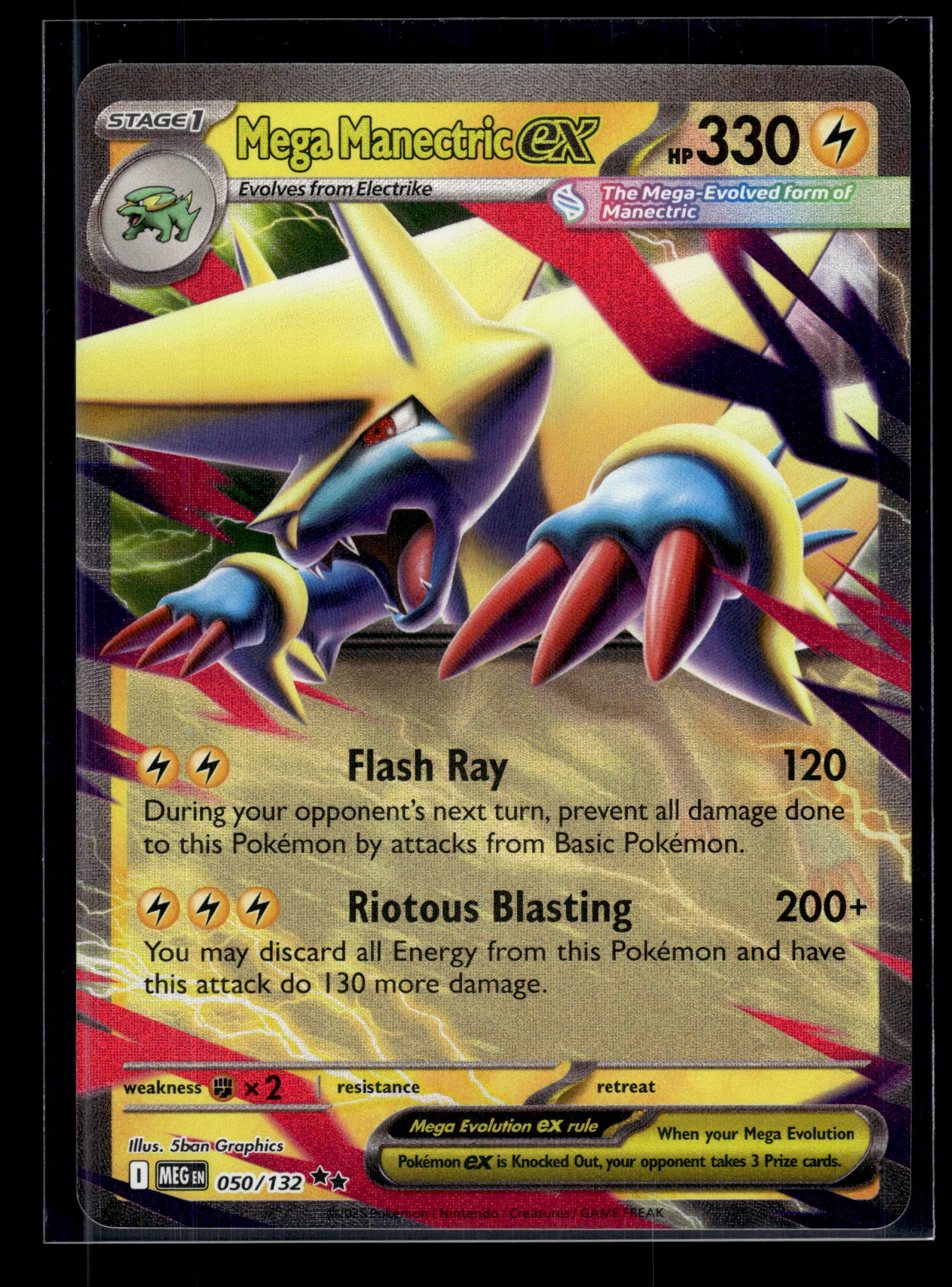 Mega Manectric ex #050/132 Mega Evolution NM
