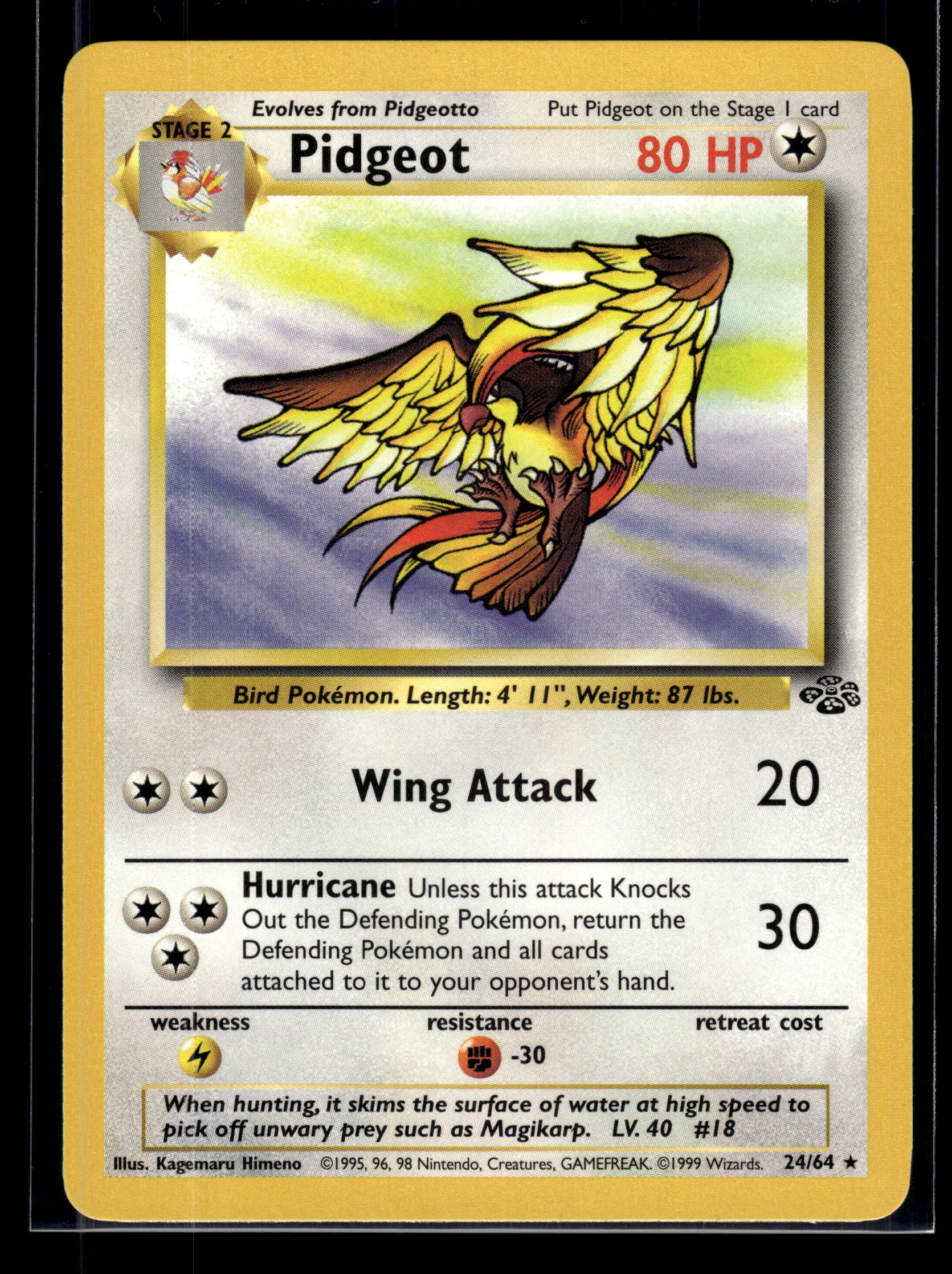 Pidgeot #24/64 Jungle LP