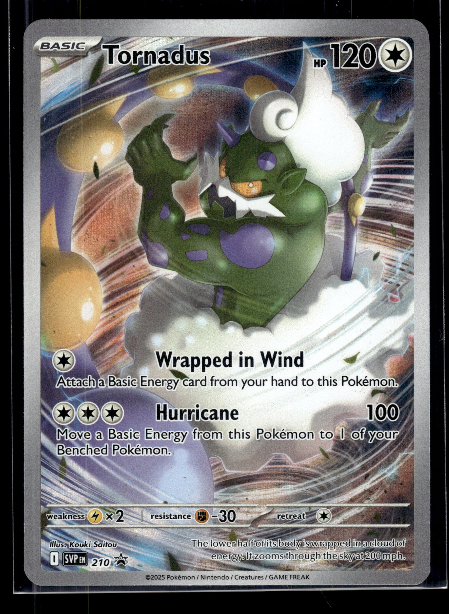 Tornadus #210 Scarlet & Violet Promo Cards VLP