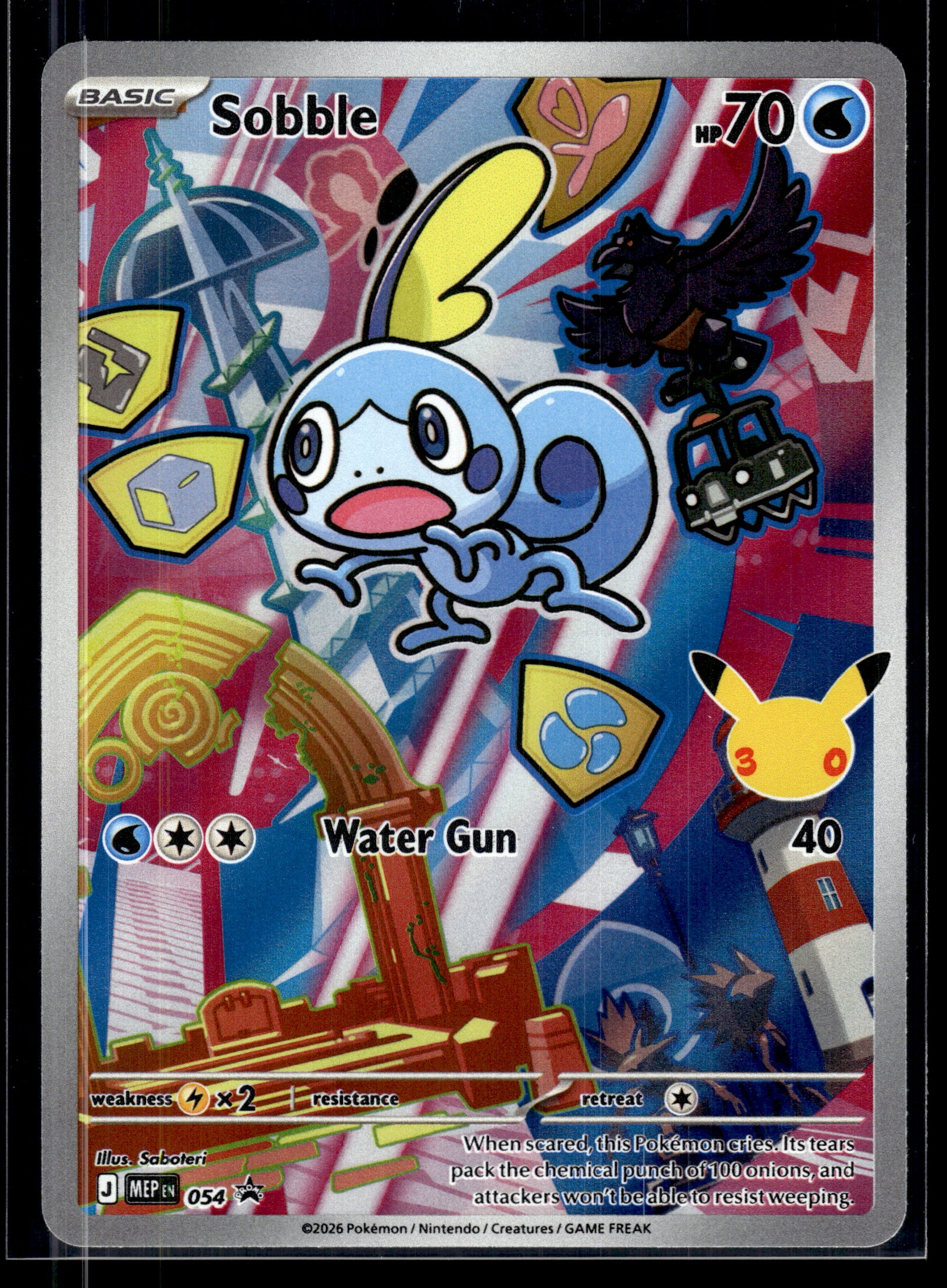 Sobble #054 Mega Evolution Promo NM