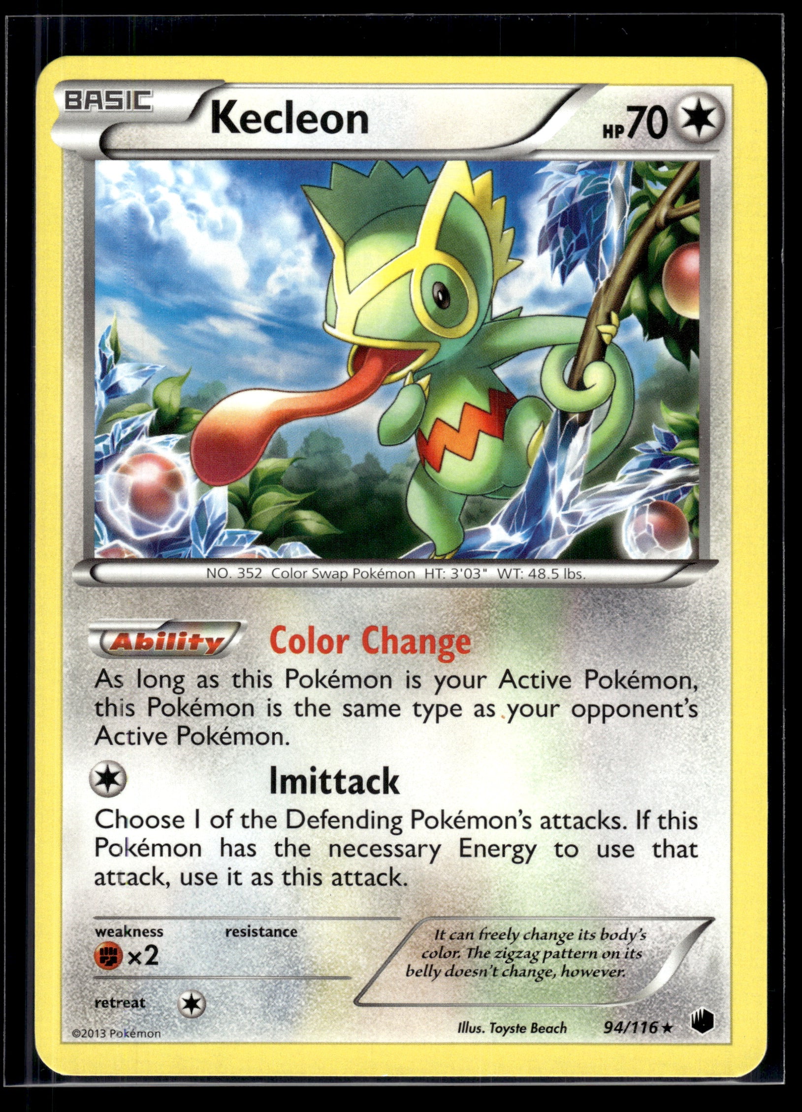 Kecleon #94/116 Plasma Freeze LP